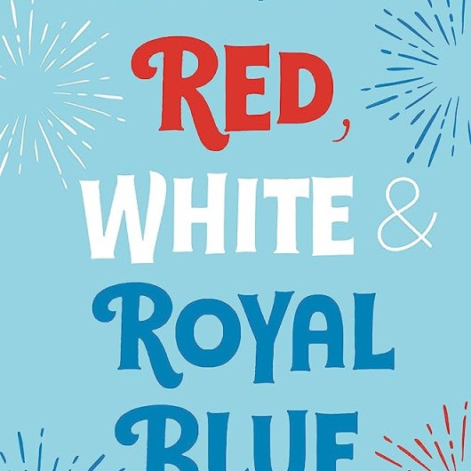 Červená, bílá a královsky modrá