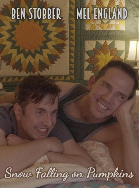 Snow Falling on Pumpkins